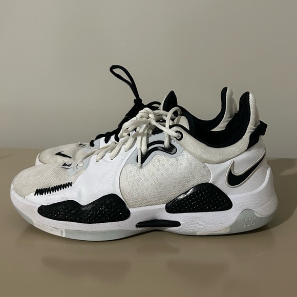 White and Black Nike Paul George 5 - Picture 1 of 4